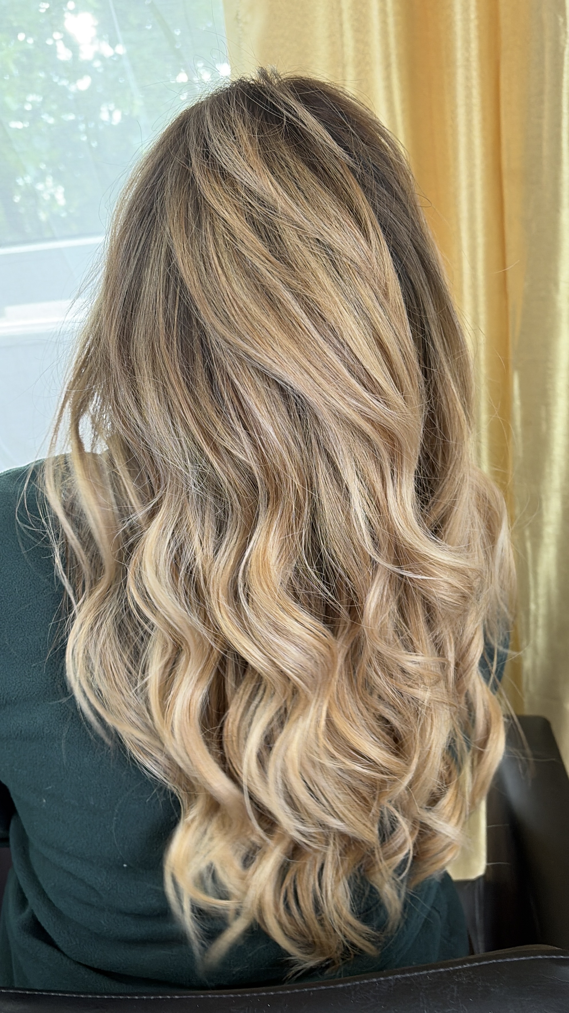 Real balayage blonde transformation by Alessandra Pereira at SAHAA Hair Room Portsmouth